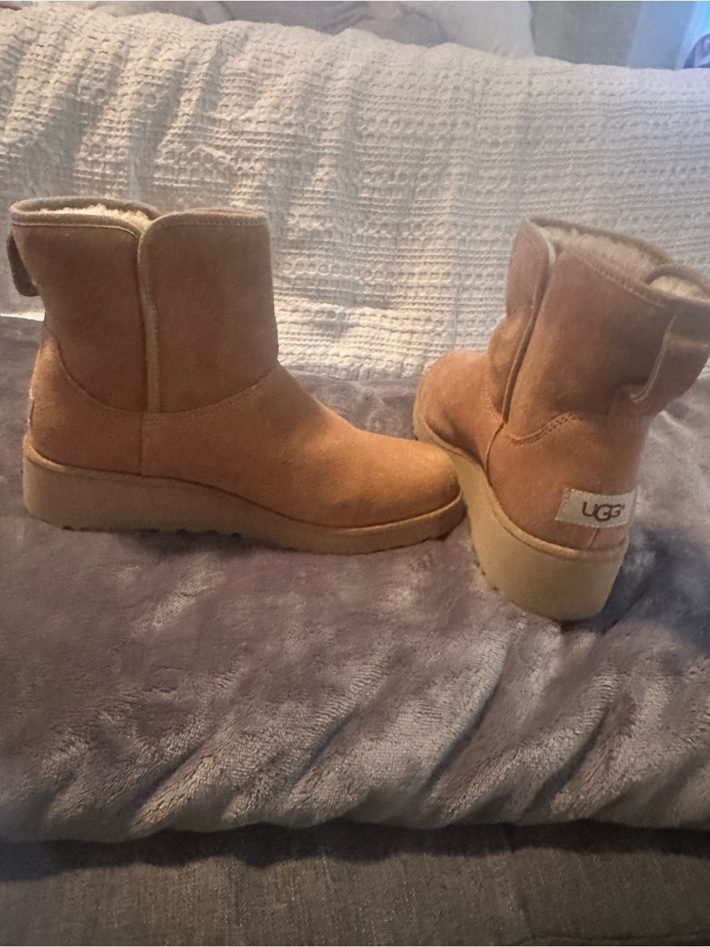 UGG Chestnut Short Suede Ankle Boots